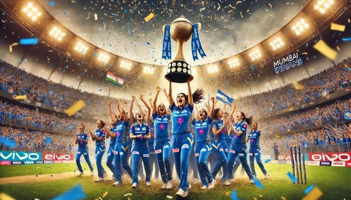 Mumbai Indians women's cricket team lifting