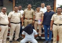 राहुरीत तलवारीचा धाक दाखवत लूटमार; दहशत निर्माण करणारा आरोपी पोलिसांच्या ताब्यात